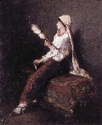 Nicolae Grigorescu Young Woman with her Bundle china oil painting reproduction